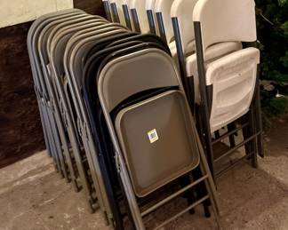 Folding Chairs ( Located in building #2 on the property)