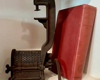 Vintage Grater and Book