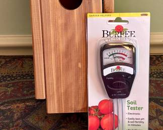 Soil Tester, Birdhouse and Markers for Plants
