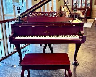 Young Chang Pramberger Series Baby Grand Piano with Piano Stool 