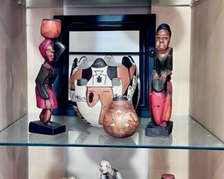 Antique and Vintage Medical Items and Bottles, Tribal Statues and Southwest Items