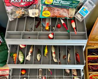 Fishing Lures and Tackle Box