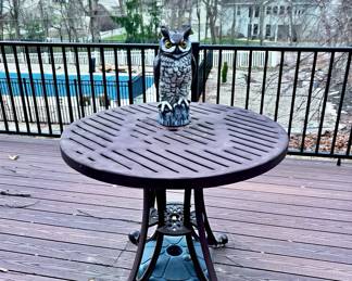 Rascals Stadium Commercial Cast Iron Outdoor Table