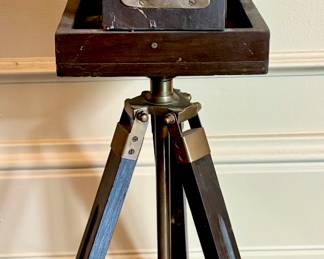 Antique Style Camera on Tripod Decorative