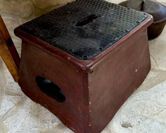 Vintage Wooden Step Stool