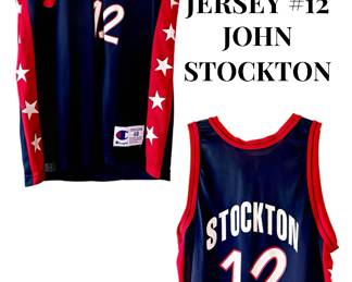 USA Basketball Champion Vintage Jersey John Stockton