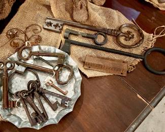 New and Antique Skeleton Keys ( Located in building #2 on the property)