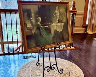 Art, Easel and Rug