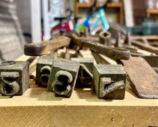 Antique Branding Irons ( Located in building #2 on the property)