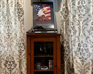TV, Cabinet, Eagle Art and Misc.