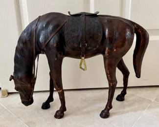 Vintage Leather Horse