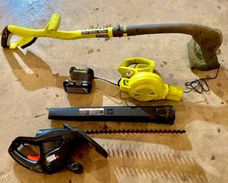 Weed Eater, Lead Blower and Hedge Trimmer ( Located in building #2 on the property)