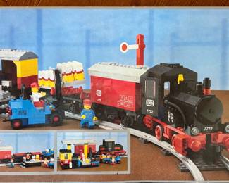 Vintage Train Lego Set