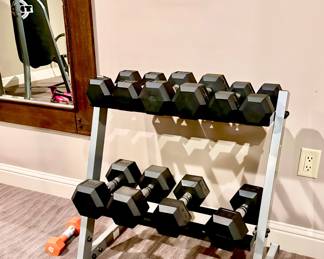Dumbbell Weights with Stand / Dumbbells