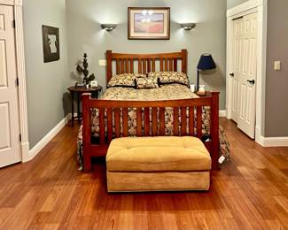 Bedroom Set and Ottoman
