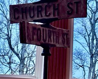 Antique Street Signs