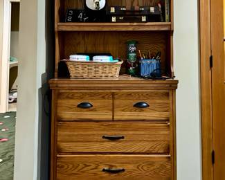Bookcase and Items