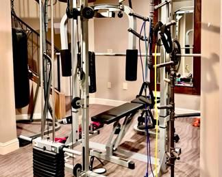 Power Line Home Gym with Weights