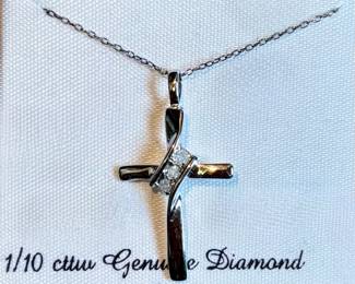 Diamond Cross Necklace