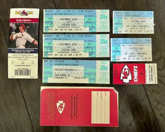 Vintage Sports Baseball Tickets