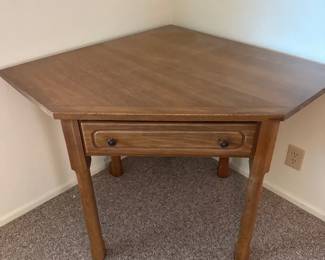 Corner Table With A Drawer