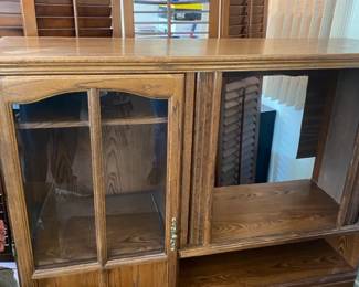 Solid Wood Entertainment Center