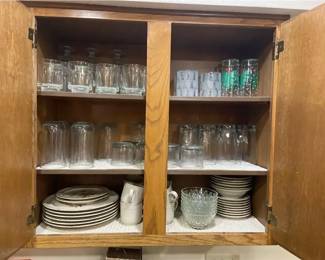 Varied Glassware And Some Everyday Dishes Too