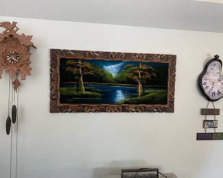 Cuckoo Cuckoo Clock, Painting, Warped Clock