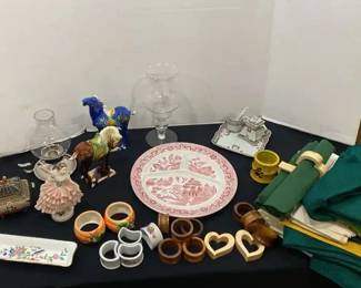 Dresden Lace, Doll, And Various Pieces Of Decor