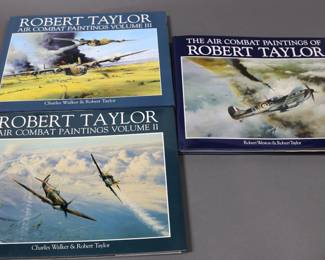 Set of 3 Robert Taylor Air Combat Art Books