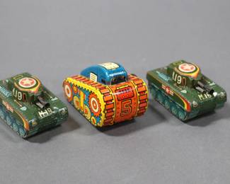 Tin Toys by Marx and Modern Toys