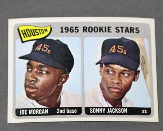 1965 Rookie Stars Joe Morgan and Sonny Jackson Card