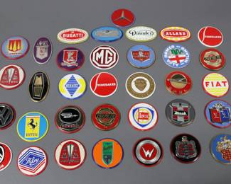 Collection of Wheaties Cereal Premiums. Auto Badges.