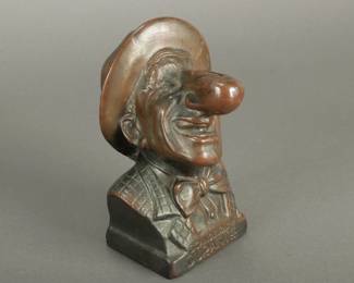 Abbotware Jimmy Durante Brass Bank. Also known as "Schnozzola".