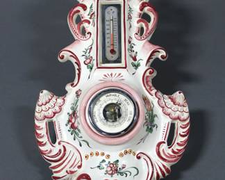 French Porcelain Barometer