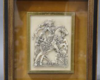 Double Framed Wax Plaque