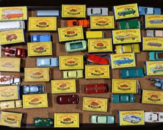 Many Matchbox Cars