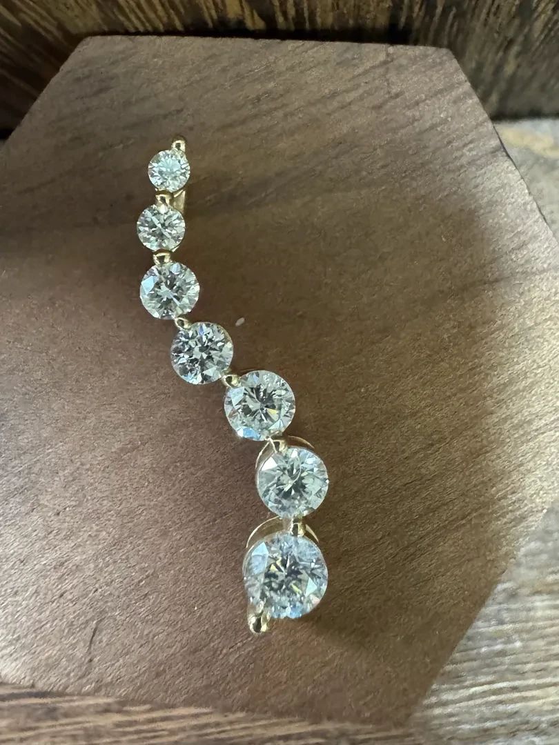 14K Gold Diamond Pendant