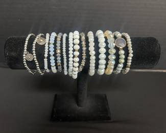 Stretchy Rhinestone Bracelets 14 Count 