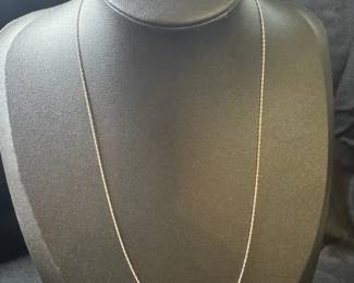 14K White Gold Necklace