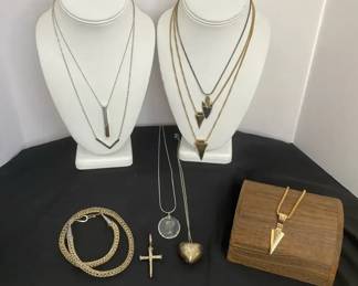 SilverToned Necklace Collection  8 count 