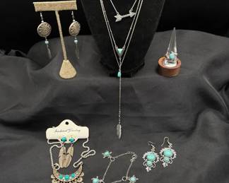 Bohemian Faux Turquoise Jewelry Collection