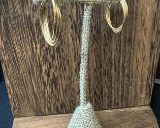 14K Gold Hoop Earrings