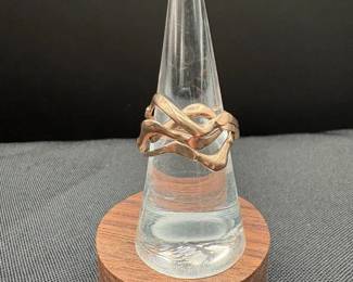 Rose Goldtoned 6band Puzzle Ring