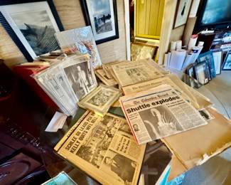 OLD NEWSPAPERS