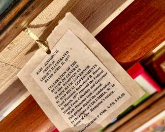 GENERAL WADE HAMPTON RETURN AS GOVERNOR, ORIGINAL AND SUPER RARE ART