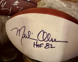 LOTS OF SIGNED FOOTBALLS