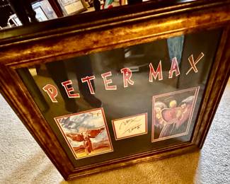 PETER MAX ART, SIGNED