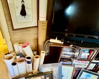 ART, TV, AMISH ICE SKATER ART