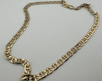 Large 14k Gold Mariner Chain